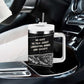 Angela Davis Tumbler With Handle Protest Design Liberating Minds and Society Quote Civil Rights Movement - African Pride