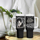 Angela Davis Tumbler With Handle Protest Design Liberating Minds and Society Quote Civil Rights Movement - African Pride