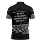 Angela Davis Zipper Polo Shirt Protest Design Liberating Minds and Society Quote Civil Rights Movement - African Pride