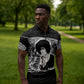Angela Davis Zipper Polo Shirt Protest Design Liberating Minds and Society Quote Civil Rights Movement - African Pride