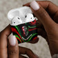 Huey P. Newton AirPods Case Swirl Design Black Panther Party Symbol Revolutionary Tribute - African Pride