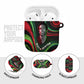 Huey P. Newton AirPods Case Swirl Design Black Panther Party Symbol Revolutionary Tribute - African Pride