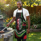 Huey P. Newton Apron Swirl Design Black Panther Party Symbol Revolutionary Tribute - African Pride