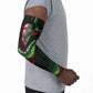 Huey P. Newton Arm Sleeves Swirl Design Black Panther Party Symbol Revolutionary Tribute - African Pride