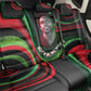 Huey P. Newton Back Car Seat Cover Swirl Design Black Panther Party Symbol Revolutionary Tribute - African Pride