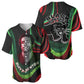 Huey P. Newton Baseball Jersey Swirl Design Black Panther Party Symbol Revolutionary Tribute TS04