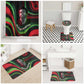 Huey P. Newton Bathroom Set Swirl Design Black Panther Party Symbol Revolutionary Tribute - African Pride