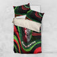 Huey P. Newton Bedding Set Swirl Design Black Panther Party Symbol Revolutionary Tribute - African Pride