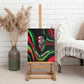 Huey P. Newton Canvas Wall Art Swirl Design Black Panther Party Symbol Revolutionary Tribute - African Pride