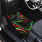 Huey P. Newton Car Mats Swirl Design Black Panther Party Symbol Revolutionary Tribute - African Pride