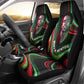 Huey P. Newton Car Seat Cover Swirl Design Black Panther Party Symbol Revolutionary Tribute - African Pride
