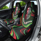 Huey P. Newton Car Seat Cover Swirl Design Black Panther Party Symbol Revolutionary Tribute - African Pride