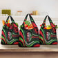 Huey P. Newton Grocery Bag Swirl Design Black Panther Party Symbol Revolutionary Tribute - African Pride