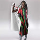 Huey P. Newton Hooded Blanket Swirl Design Black Panther Party Symbol Revolutionary Tribute - African Pride
