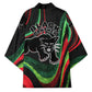Huey P. Newton Kimono Swirl Design Black Panther Party Symbol Revolutionary Tribute - African Pride