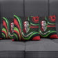 Huey P. Newton Pillow Cover Swirl Design Black Panther Party Symbol Revolutionary Tribute - African Pride