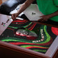 Huey P. Newton Puzzle Swirl Design Black Panther Party Symbol Revolutionary Tribute - African Pride