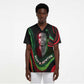 Huey P. Newton Scrub Top Swirl Design Black Panther Party Symbol Revolutionary Tribute - African Pride