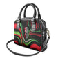 Huey P. Newton Shoulder Handbag Swirl Design Black Panther Party Symbol Revolutionary Tribute - African Pride