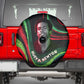 Huey P. Newton Spare Tire Cover Swirl Design Black Panther Party Symbol Revolutionary Tribute - African Pride