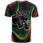 Huey P. Newton T shirt Swirl Design Black Panther Party Symbol Revolutionary Tribute TS04