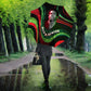Huey P. Newton Umbrella Swirl Design Black Panther Party Symbol Revolutionary Tribute - African Pride