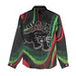 Huey P. Newton Women Casual Shirt Swirl Design Black Panther Party Symbol Revolutionary Tribute - African Pride
