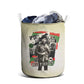 Huey P. Newton Laundry Basket Black Panther Collage Design Civil Rights Movement Theme Revolutionary Tribute - African Pride