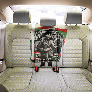 Huey P. Newton Back Car Seat Cover Black Panther Collage Design Civil Rights Movement Theme Revolutionary Tribute - African Pride