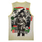 Huey P. Newton Basketball Jersey Black Panther Collage Design Civil Rights Movement Theme Revolutionary Tribute - African Pride
