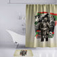 Huey P. Newton Bathroom Set Black Panther Collage Design Civil Rights Movement Theme Revolutionary Tribute - African Pride