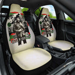 Huey P. Newton Car Seat Cover Black Panther Collage Design Civil Rights Movement Theme Revolutionary Tribute - African Pride