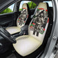 Huey P. Newton Car Seat Cover Black Panther Collage Design Civil Rights Movement Theme Revolutionary Tribute - African Pride