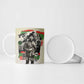 Huey P. Newton Ceramic Mug Black Panther Collage Design Civil Rights Movement Theme Revolutionary Tribute - African Pride