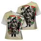Huey P. Newton Cross Shoulder Shirt Black Panther Collage Design Civil Rights Movement Theme Revolutionary Tribute - African Pride