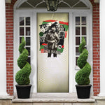 Huey P. Newton Door Cover Black Panther Collage Design Civil Rights Movement Theme Revolutionary Tribute - African Pride