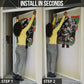 Huey P. Newton Door Cover Black Panther Collage Design Civil Rights Movement Theme Revolutionary Tribute - African Pride