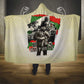 Huey P. Newton Hooded Blanket Black Panther Collage Design Civil Rights Movement Theme Revolutionary Tribute - African Pride