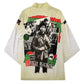 Huey P. Newton Kimono Black Panther Collage Design Civil Rights Movement Theme Revolutionary Tribute - African Pride