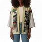 Huey P. Newton Kimono Black Panther Collage Design Civil Rights Movement Theme Revolutionary Tribute - African Pride