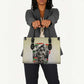 Huey P. Newton Leather Bag Black Panther Collage Design Civil Rights Movement Theme Revolutionary Tribute - African Pride