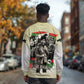 Huey P. Newton Long Sleeve Shirt Black Panther Collage Design Civil Rights Movement Theme Revolutionary Tribute - African Pride