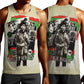 Huey P. Newton Men Tank Top Black Panther Collage Design Civil Rights Movement Theme Revolutionary Tribute - African Pride