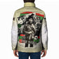 Huey P. Newton Padded Jacket Black Panther Collage Design Civil Rights Movement Theme Revolutionary Tribute - African Pride
