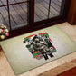 Huey P. Newton Rubber Doormat Black Panther Collage Design Civil Rights Movement Theme Revolutionary Tribute - African Pride