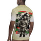 Huey P. Newton Rugby Jersey Black Panther Collage Design Civil Rights Movement Theme Revolutionary Tribute TS04