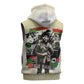 Huey P. Newton Sleeveless Zip Hoodie Black Panther Collage Design Civil Rights Movement Theme Revolutionary Tribute - African Pride