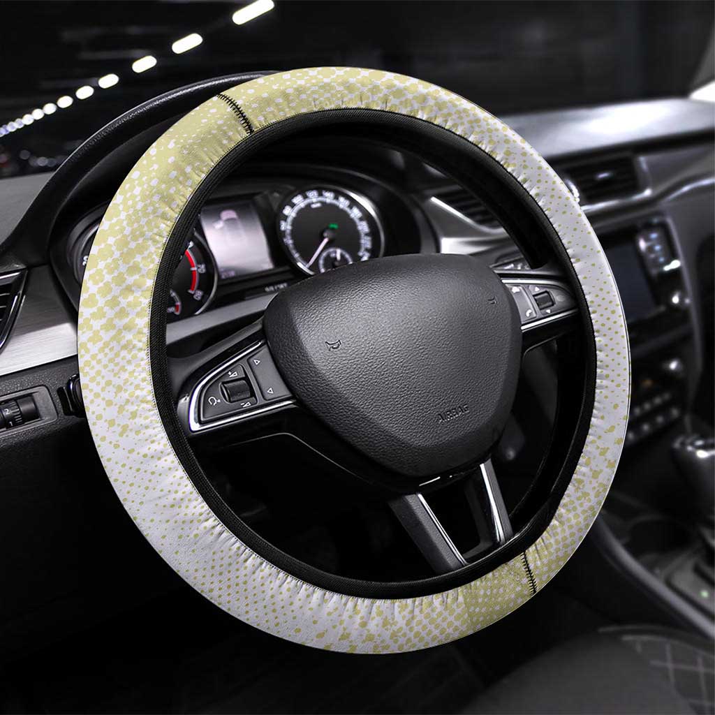 Huey P. Newton Steering Wheel Cover Black Panther Collage Design Civil Rights Movement Theme Revolutionary Tribute - African Pride