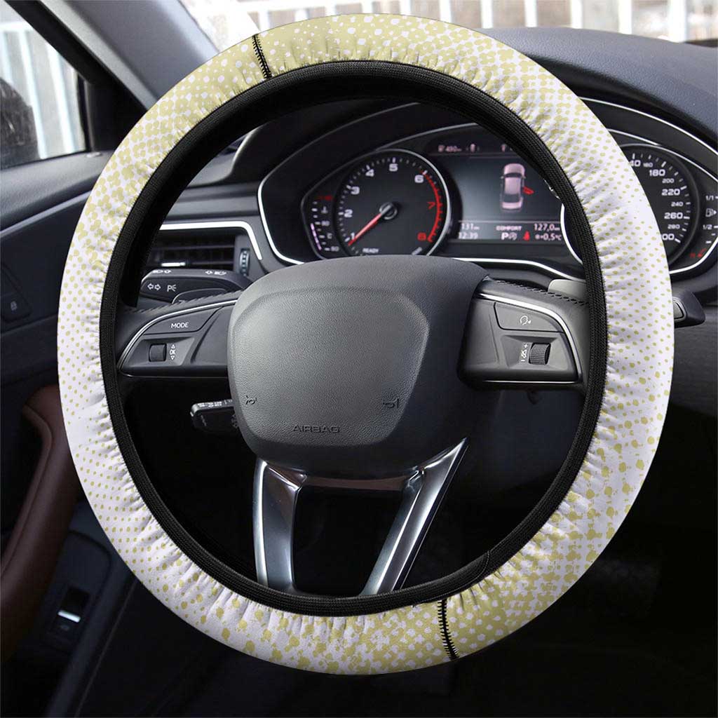Huey P. Newton Steering Wheel Cover Black Panther Collage Design Civil Rights Movement Theme Revolutionary Tribute - African Pride