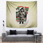 Huey P. Newton Tapestry Black Panther Collage Design Civil Rights Movement Theme Revolutionary Tribute - African Pride